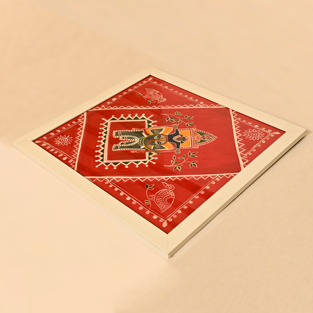 Handmade Tribal Wall Art – Elephant & Riders